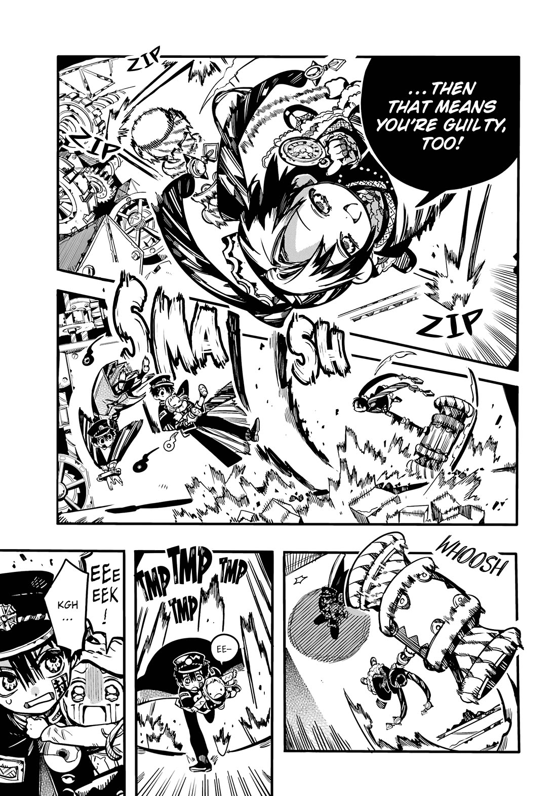 Jibaku Shounen Hanako-kun Chapter 108 page 29 - Chapter 108: The Trial of the Clock Keepers