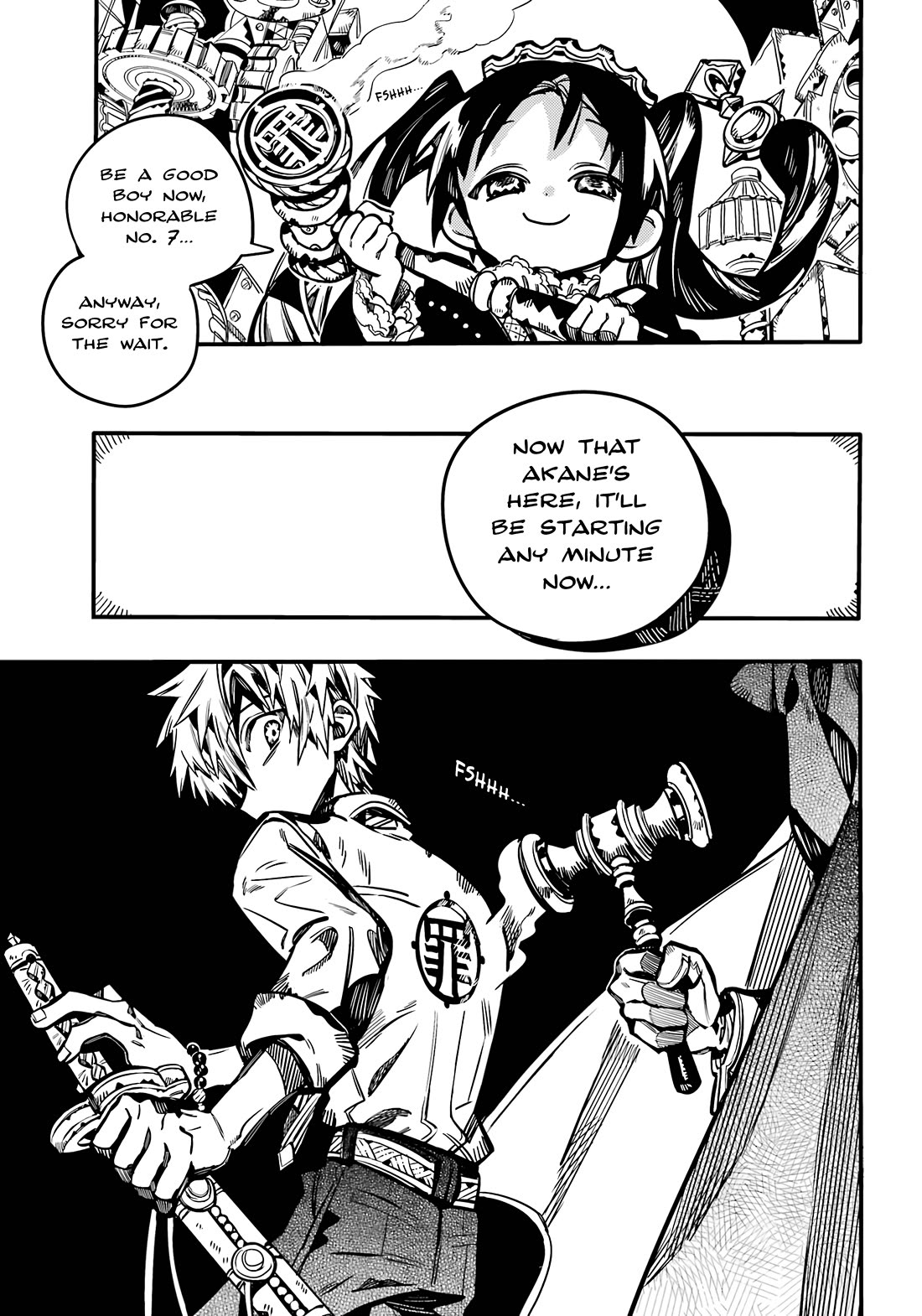 Jibaku Shounen Hanako-kun Chapter 108 page 31 - Chapter 108: The Trial of the Clock Keepers