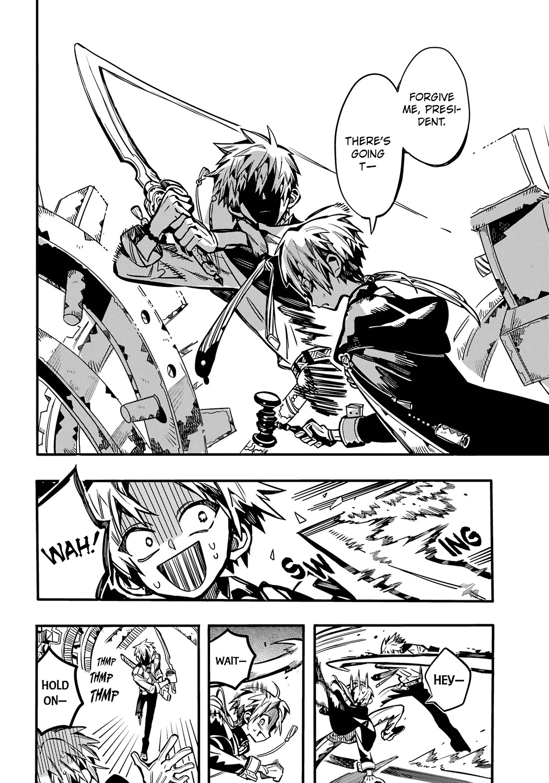 Jibaku Shounen Hanako-kun Chapter 108 page 32 - Chapter 108: The Trial of the Clock Keepers
