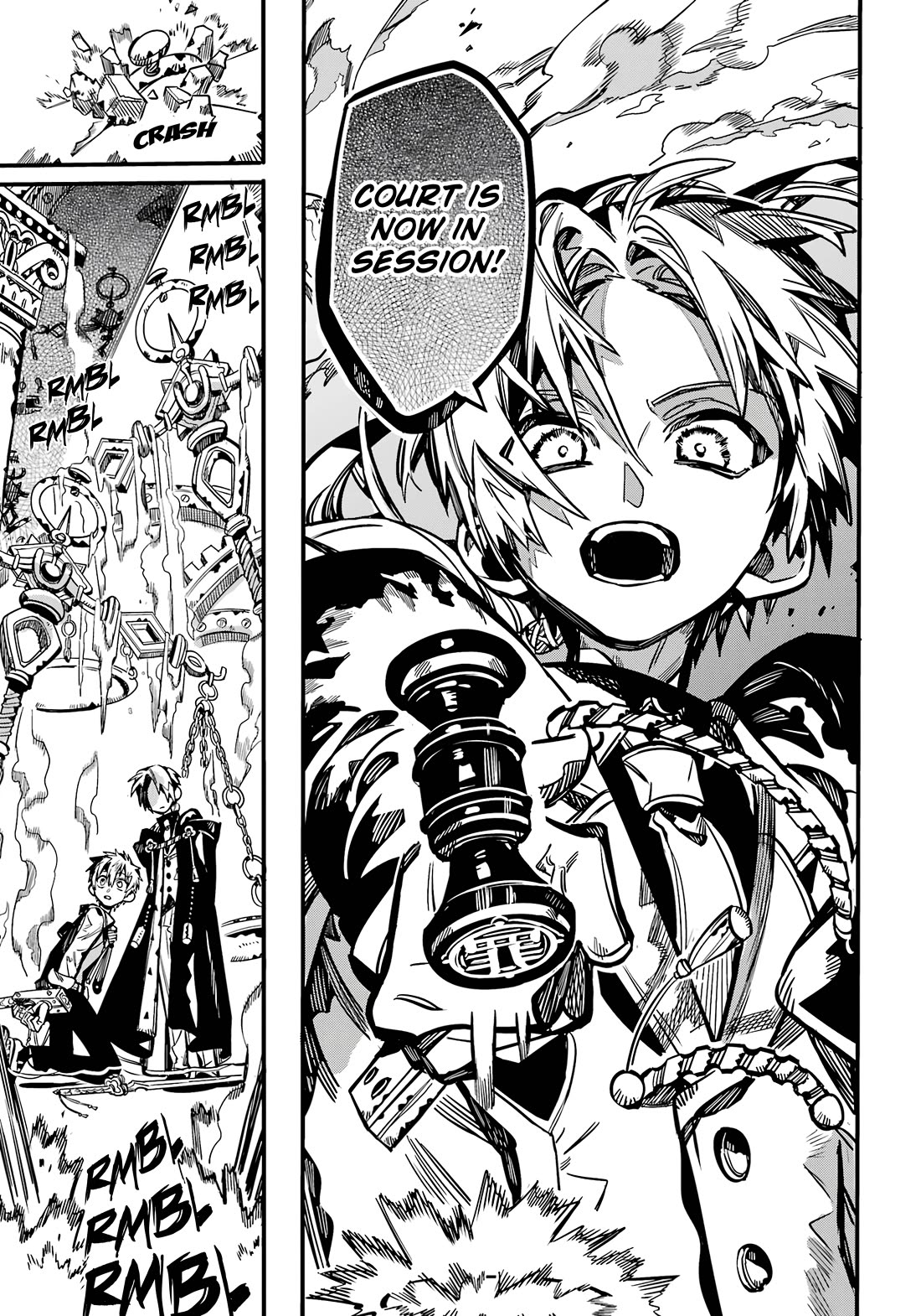 Jibaku Shounen Hanako-kun Chapter 108 page 37 - Chapter 108: The Trial of the Clock Keepers