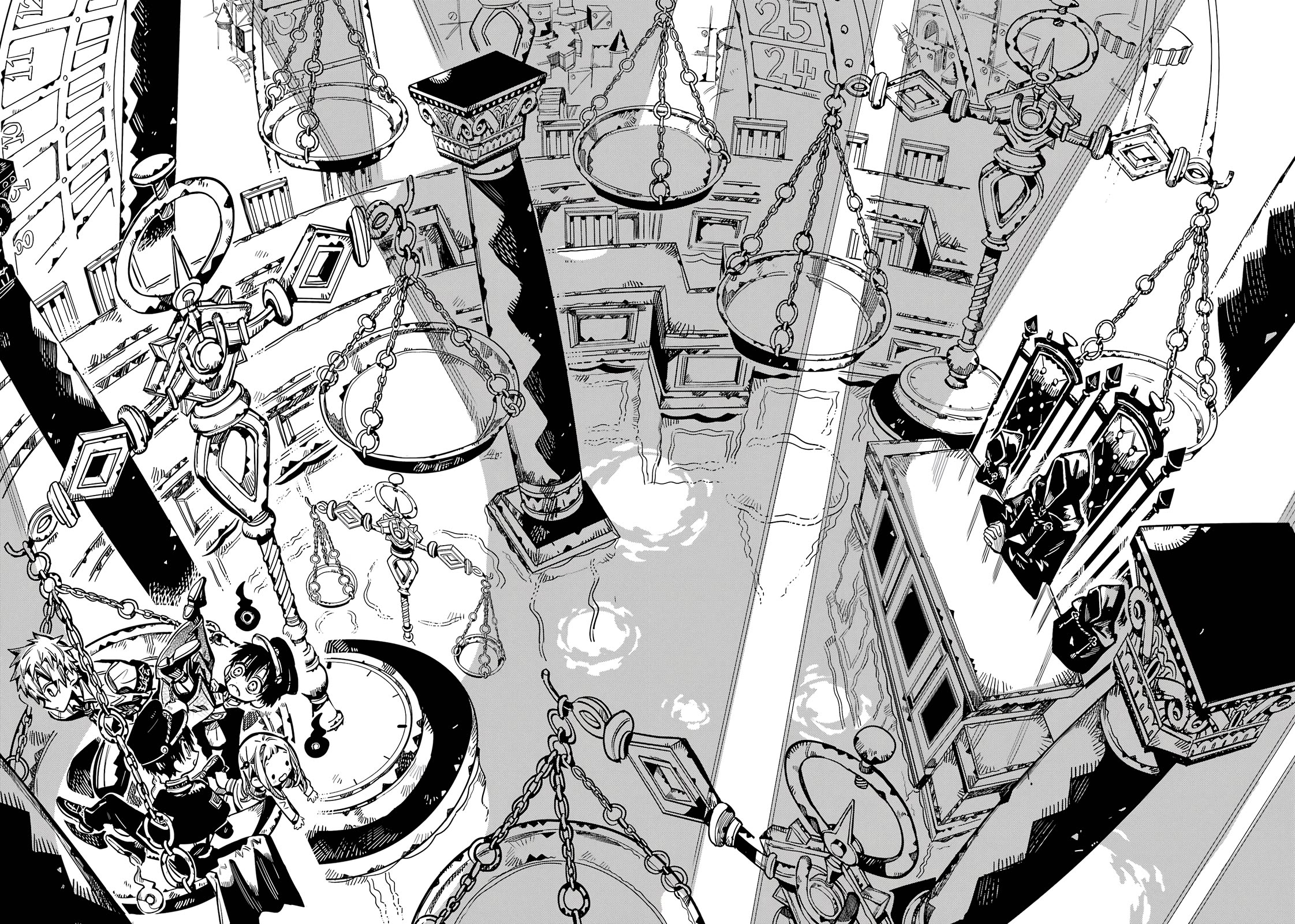 Jibaku Shounen Hanako-kun Chapter 108 page 38 - Chapter 108: The Trial of the Clock Keepers