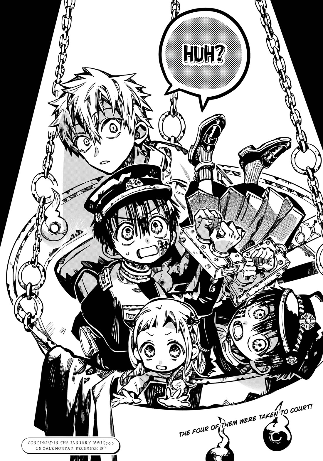 Jibaku Shounen Hanako-kun Chapter 108 page 39 - Chapter 108: The Trial of the Clock Keepers