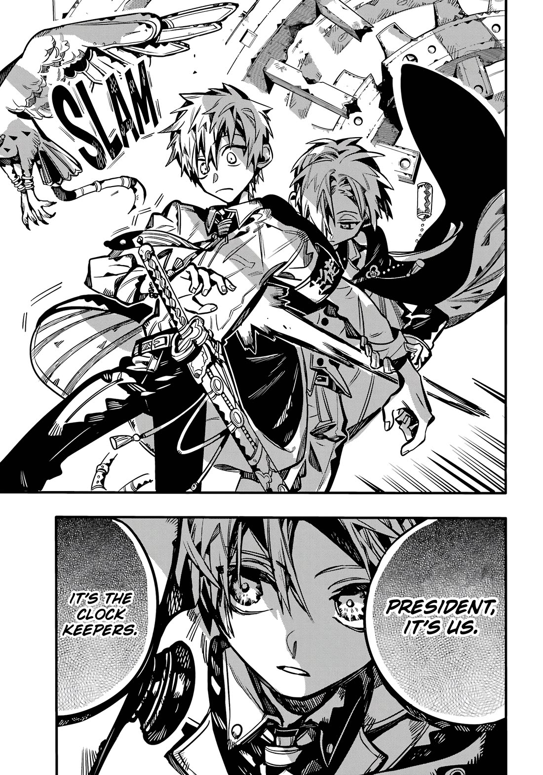 Jibaku Shounen Hanako-kun Chapter 108 page 8 - Chapter 108: The Trial of the Clock Keepers