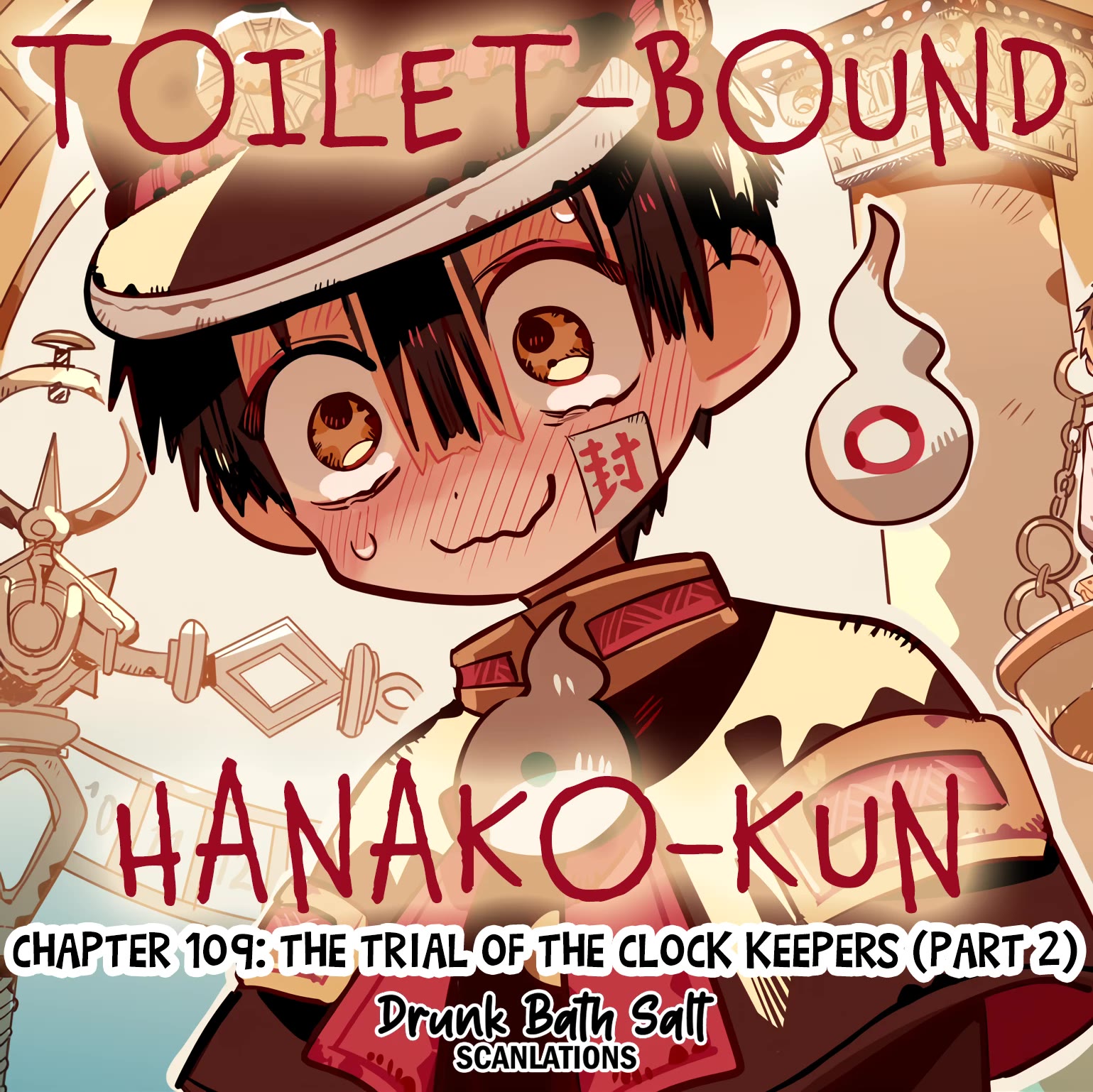 Jibaku Shounen Hanako-kun Chapter 109 page 1 - Chapter 109: The Trial of the Clock Keepers (Part 2)