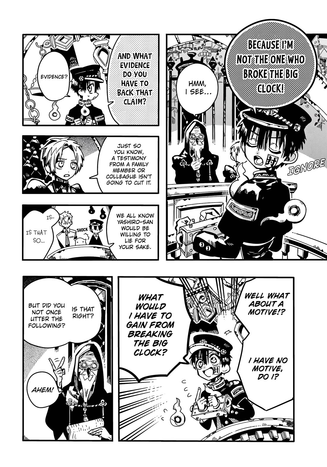 Jibaku Shounen Hanako-kun Chapter 109 page 11 - Chapter 109: The Trial of the Clock Keepers (Part 2)