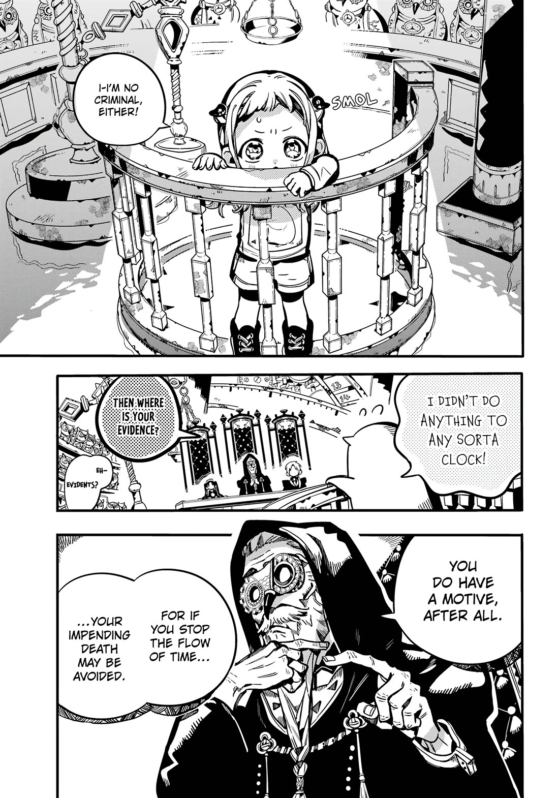 Jibaku Shounen Hanako-kun Chapter 109 page 14 - Chapter 109: The Trial of the Clock Keepers (Part 2)