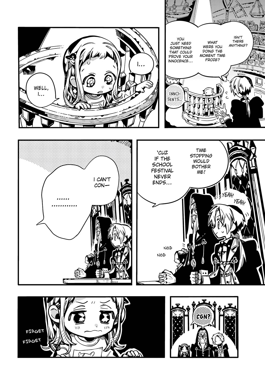 Jibaku Shounen Hanako-kun Chapter 109 page 15 - Chapter 109: The Trial of the Clock Keepers (Part 2)