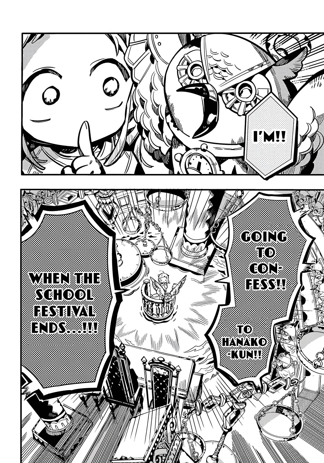 Jibaku Shounen Hanako-kun Chapter 109 page 17 - Chapter 109: The Trial of the Clock Keepers (Part 2)