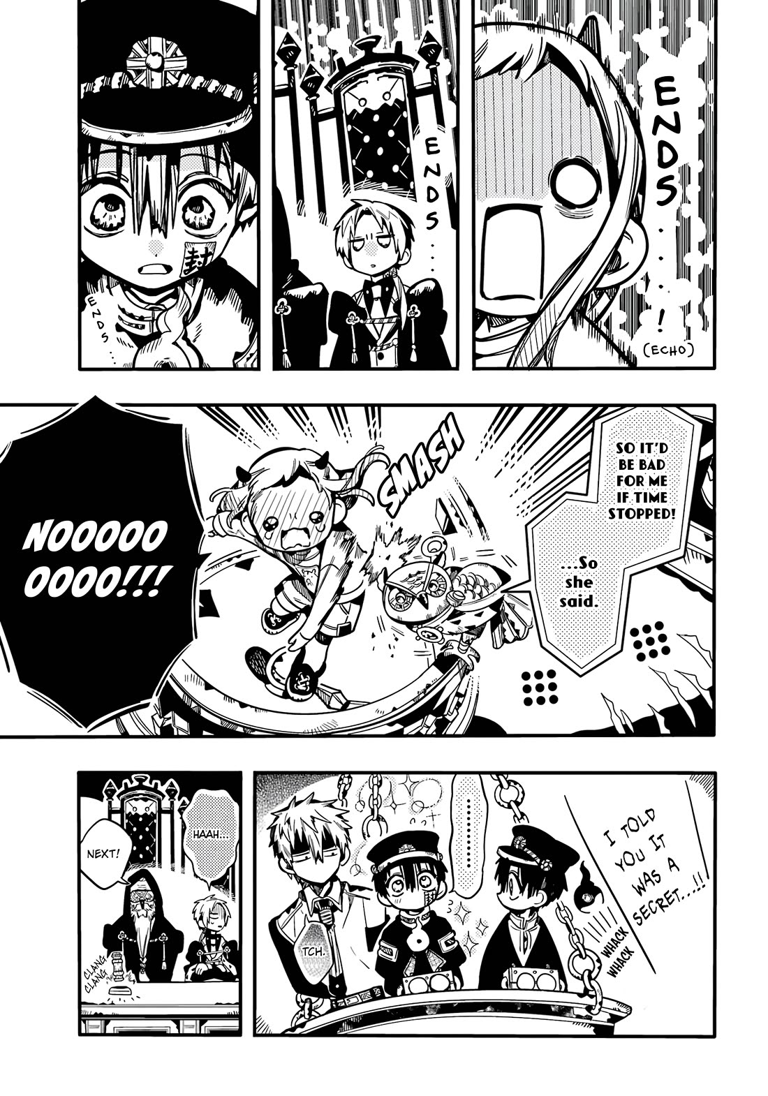 Jibaku Shounen Hanako-kun Chapter 109 page 18 - Chapter 109: The Trial of the Clock Keepers (Part 2)