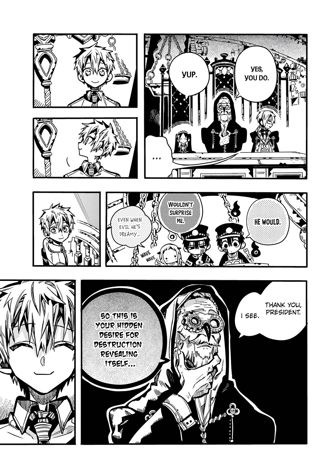 Jibaku Shounen Hanako-kun Chapter 109 page 20 - Chapter 109: The Trial of the Clock Keepers (Part 2)