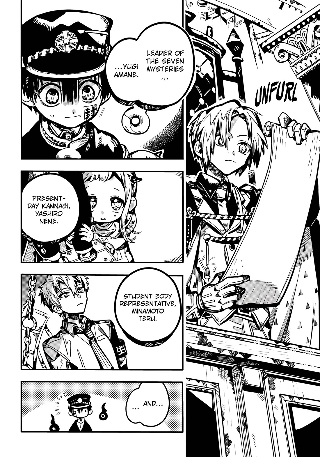 Jibaku Shounen Hanako-kun Chapter 109 page 7 - Chapter 109: The Trial of the Clock Keepers (Part 2)
