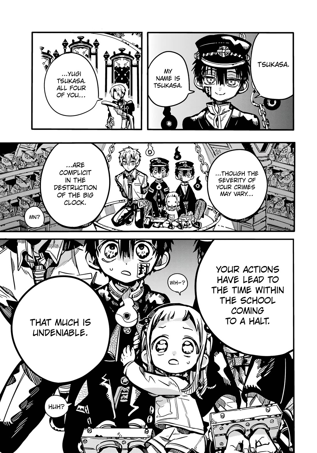 Jibaku Shounen Hanako-kun Chapter 109 page 8 - Chapter 109: The Trial of the Clock Keepers (Part 2)