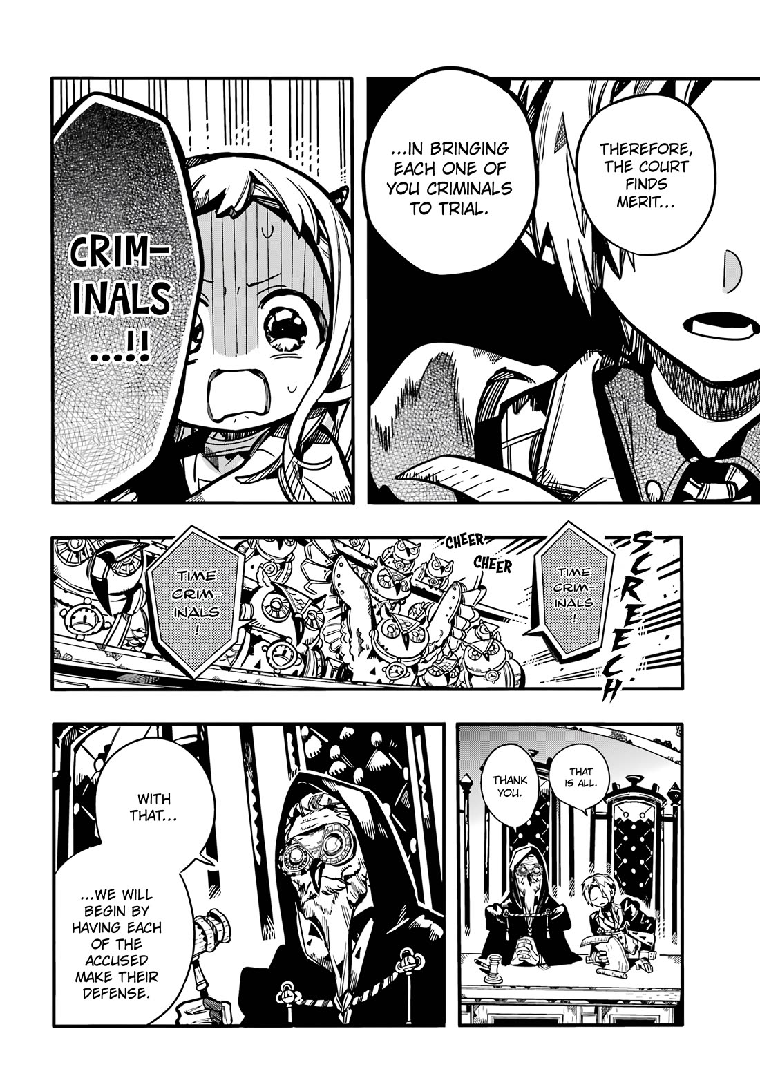 Jibaku Shounen Hanako-kun Chapter 109 page 9 - Chapter 109: The Trial of the Clock Keepers (Part 2)