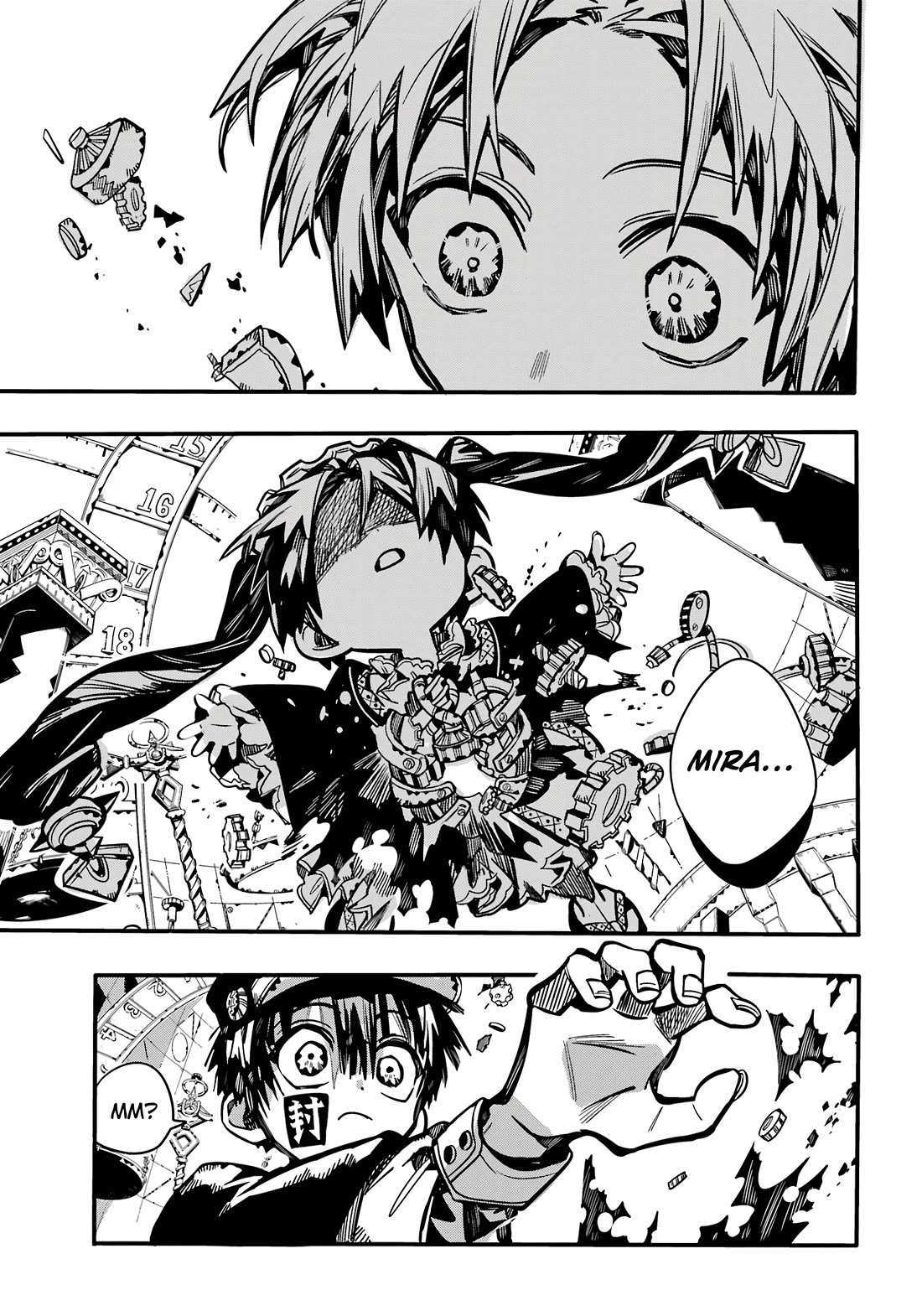 Jibaku Shounen Hanako-kun Chapter 110 page 12 - Chapter 110: The Trial of the Clock Keepers (Part 3)