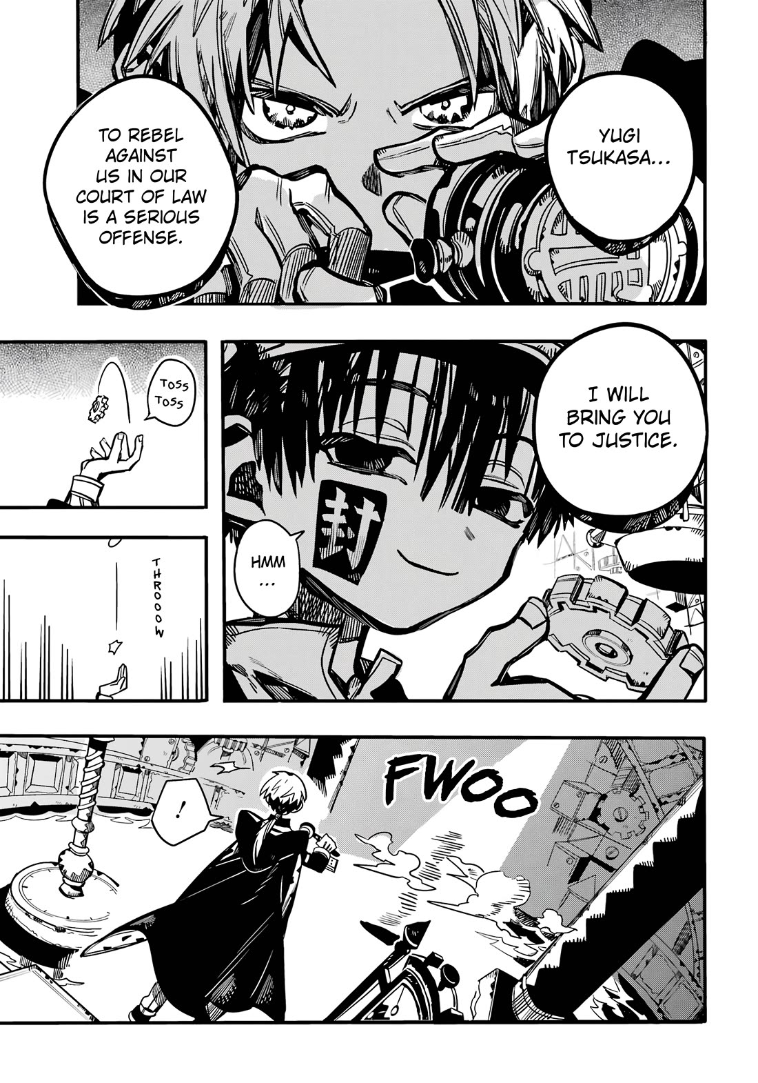 Jibaku Shounen Hanako-kun Chapter 110 page 4 - Chapter 110: The Trial of the Clock Keepers (Part 3)