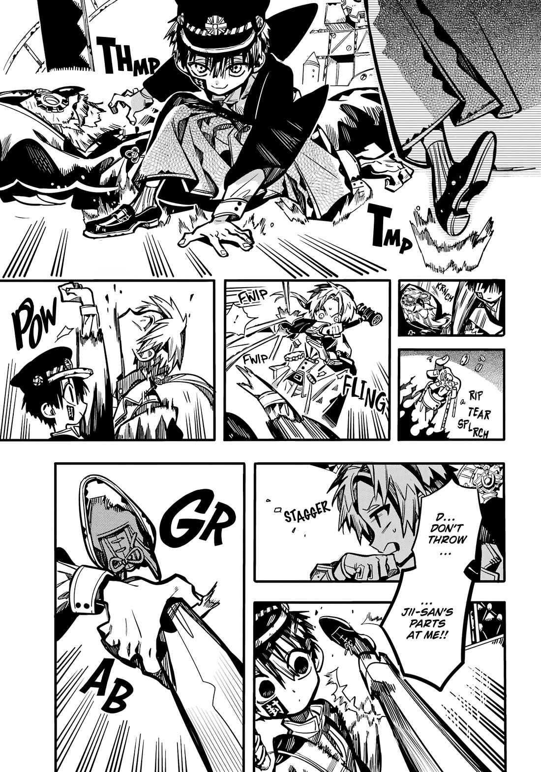 Jibaku Shounen Hanako-kun Chapter 110 page 6 - Chapter 110: The Trial of the Clock Keepers (Part 3)
