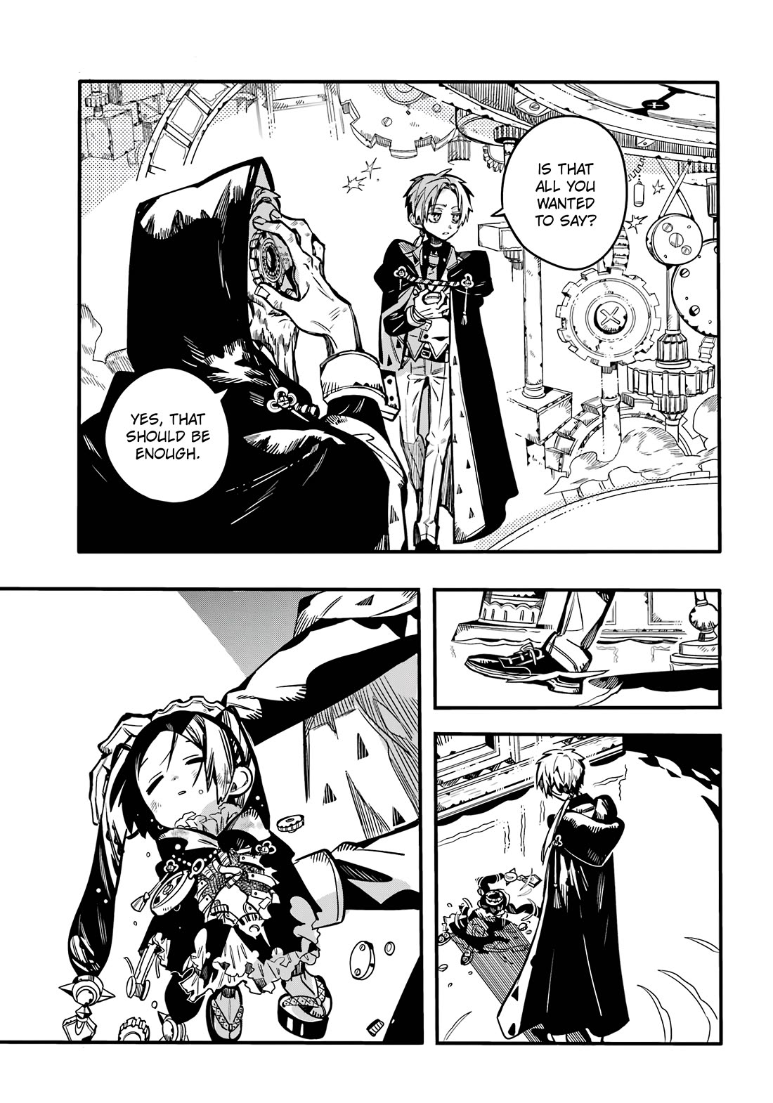 Jibaku Shounen Hanako-kun Chapter 111 page 12 - Chapter 111: The Trial of the Clock Keepers (Part 4)