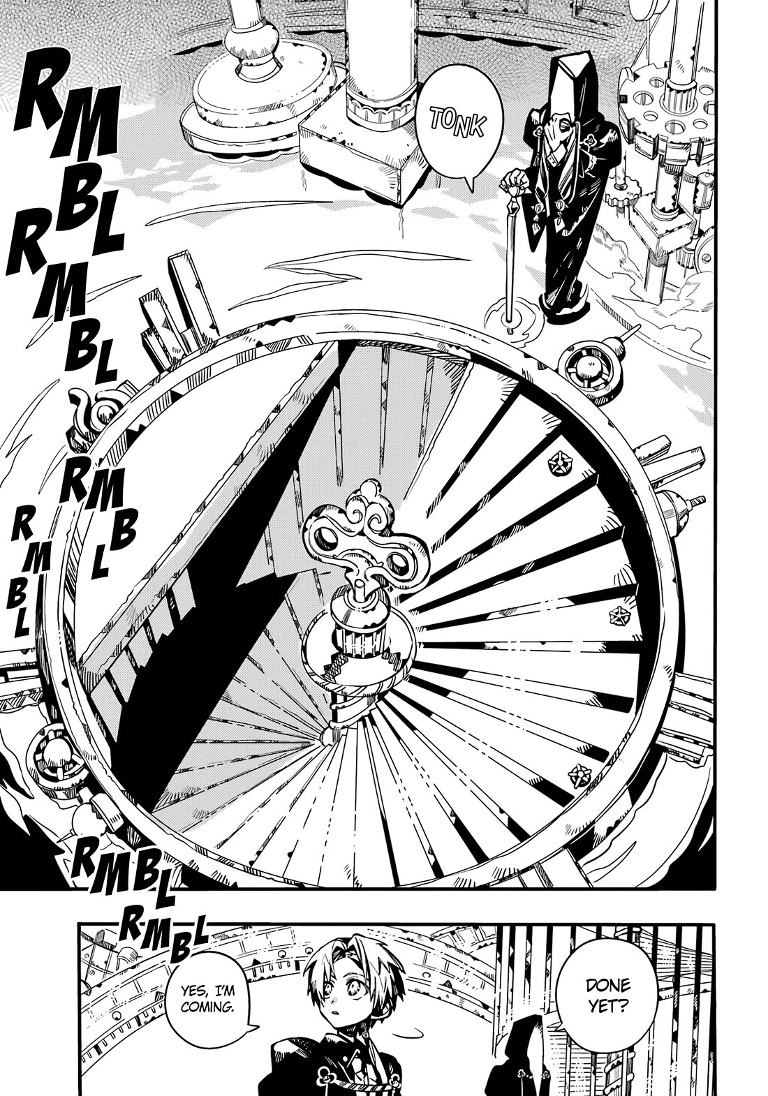 Jibaku Shounen Hanako-kun Chapter 111 page 14 - Chapter 111: The Trial of the Clock Keepers (Part 4)