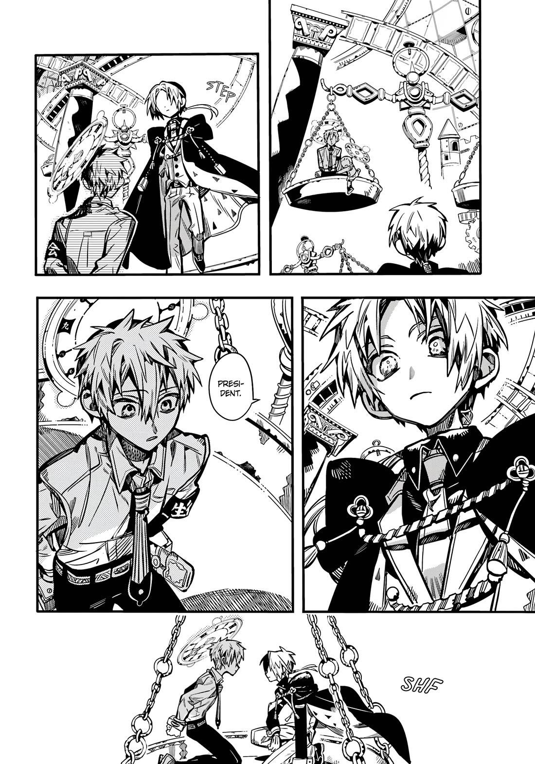 Jibaku Shounen Hanako-kun Chapter 111 page 15 - Chapter 111: The Trial of the Clock Keepers (Part 4)