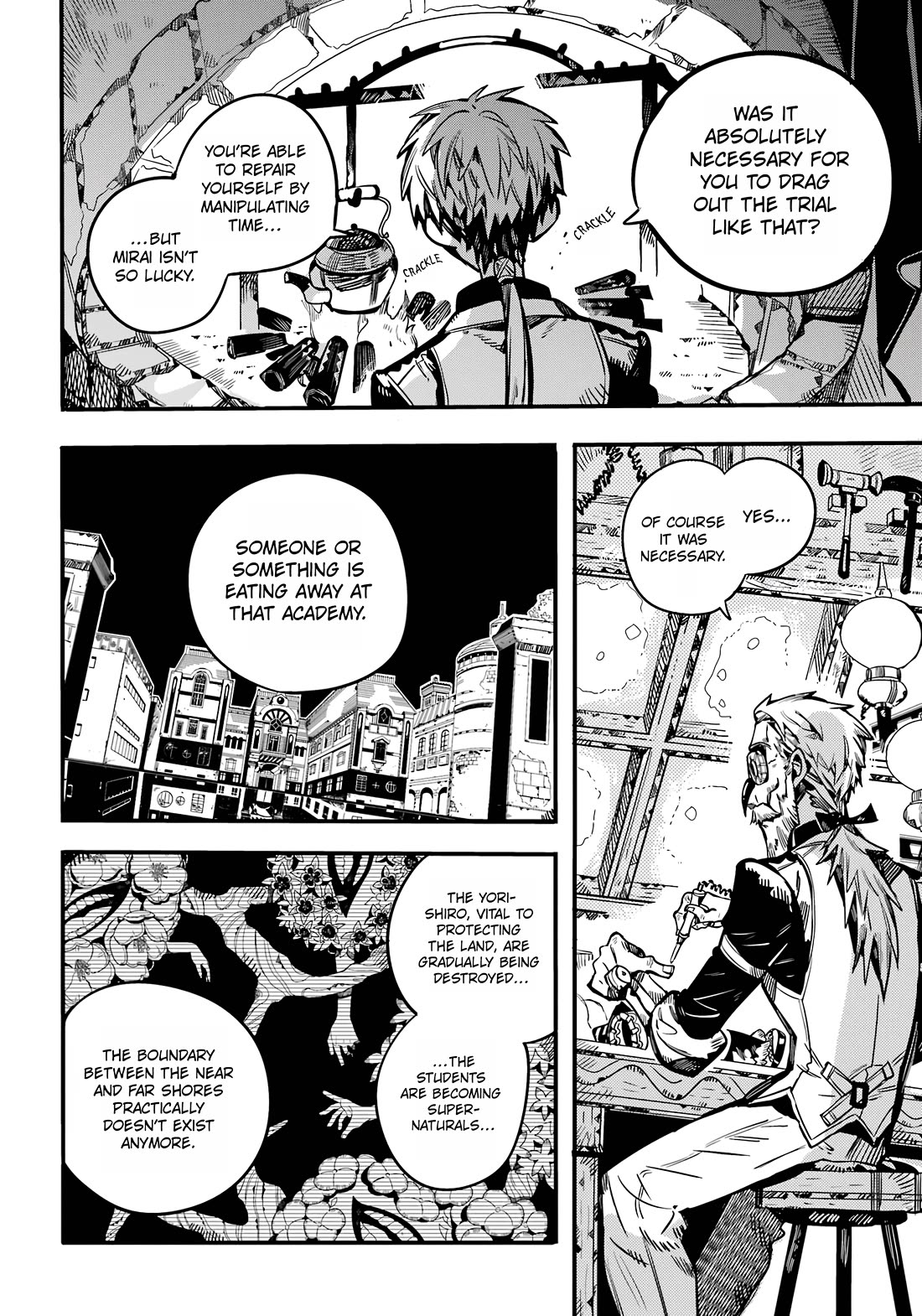 Jibaku Shounen Hanako-kun Chapter 111 page 21 - Chapter 111: The Trial of the Clock Keepers (Part 4)