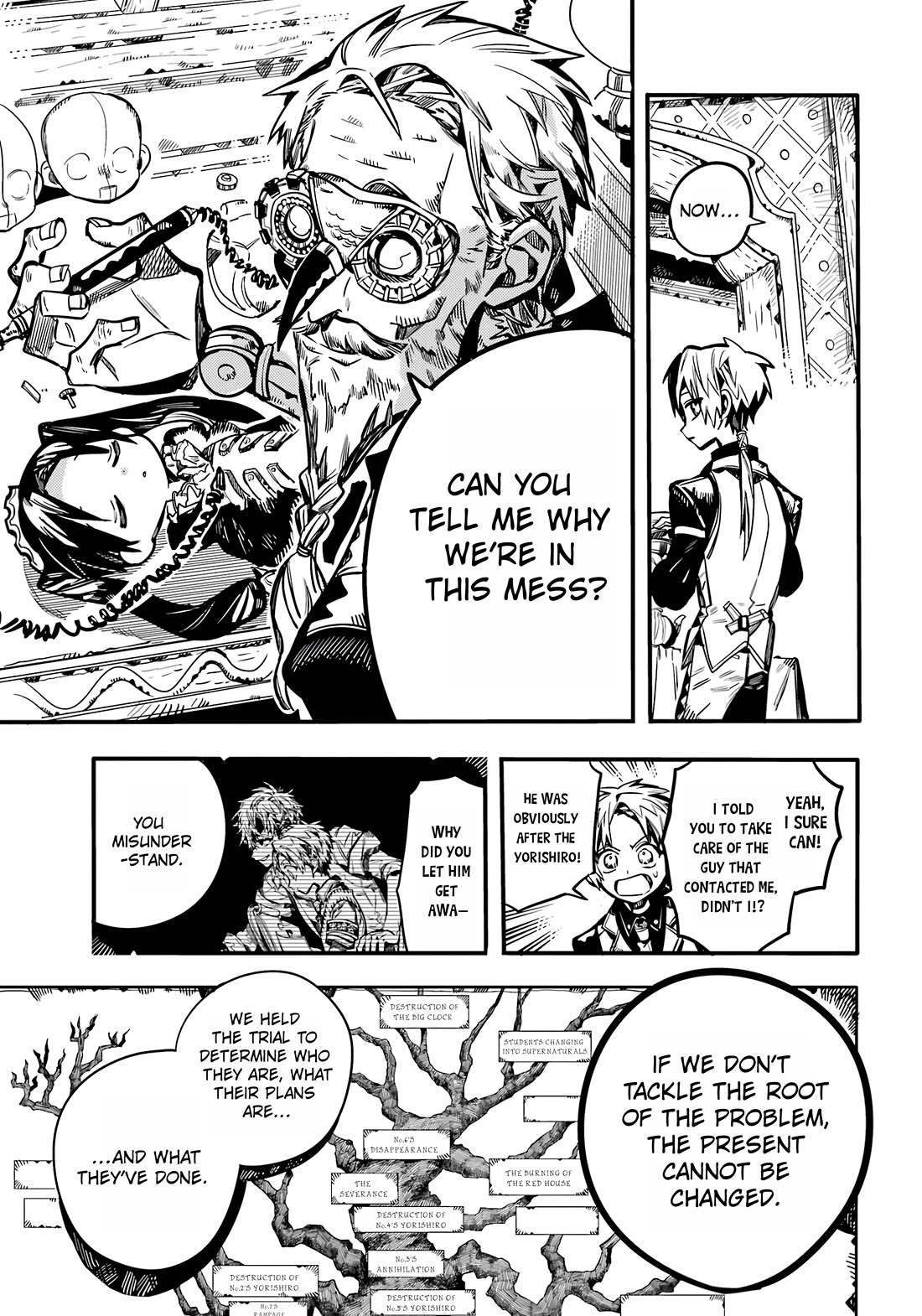 Jibaku Shounen Hanako-kun Chapter 111 page 22 - Chapter 111: The Trial of the Clock Keepers (Part 4)
