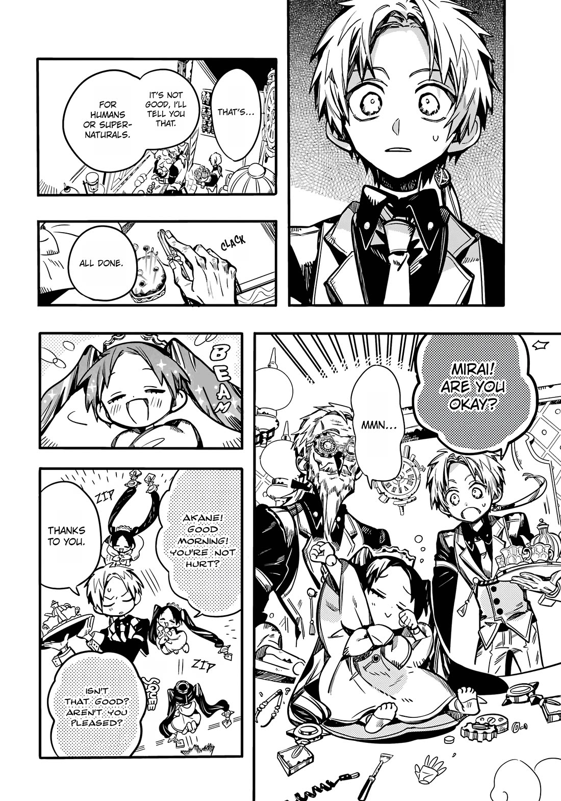 Jibaku Shounen Hanako-kun Chapter 111 page 25 - Chapter 111: The Trial of the Clock Keepers (Part 4)