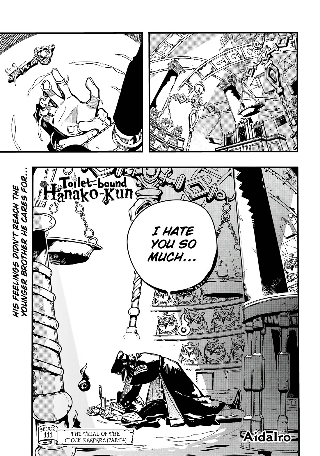 Jibaku Shounen Hanako-kun Chapter 111 page 3 - Chapter 111: The Trial of the Clock Keepers (Part 4)