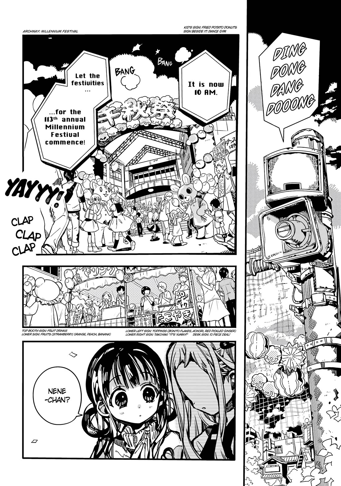 Jibaku Shounen Hanako-kun Chapter 111 page 35 - Chapter 111: The Trial of the Clock Keepers (Part 4)