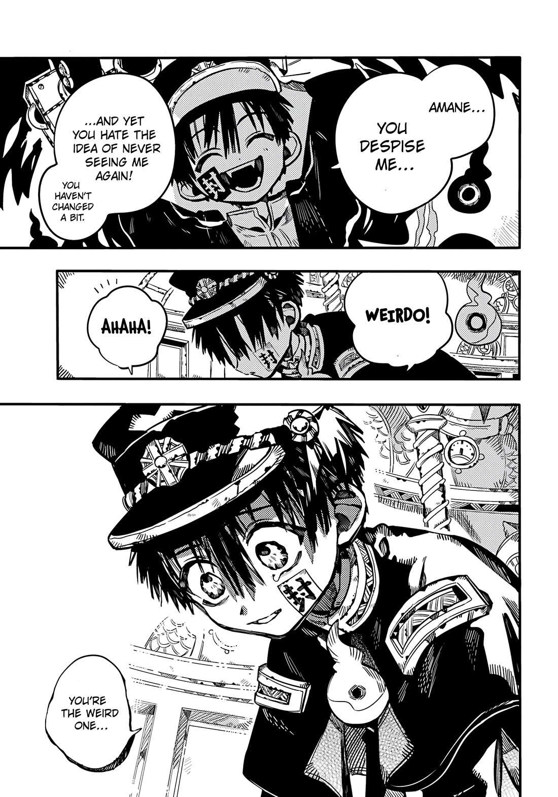 Jibaku Shounen Hanako-kun Chapter 111 page 5 - Chapter 111: The Trial of the Clock Keepers (Part 4)