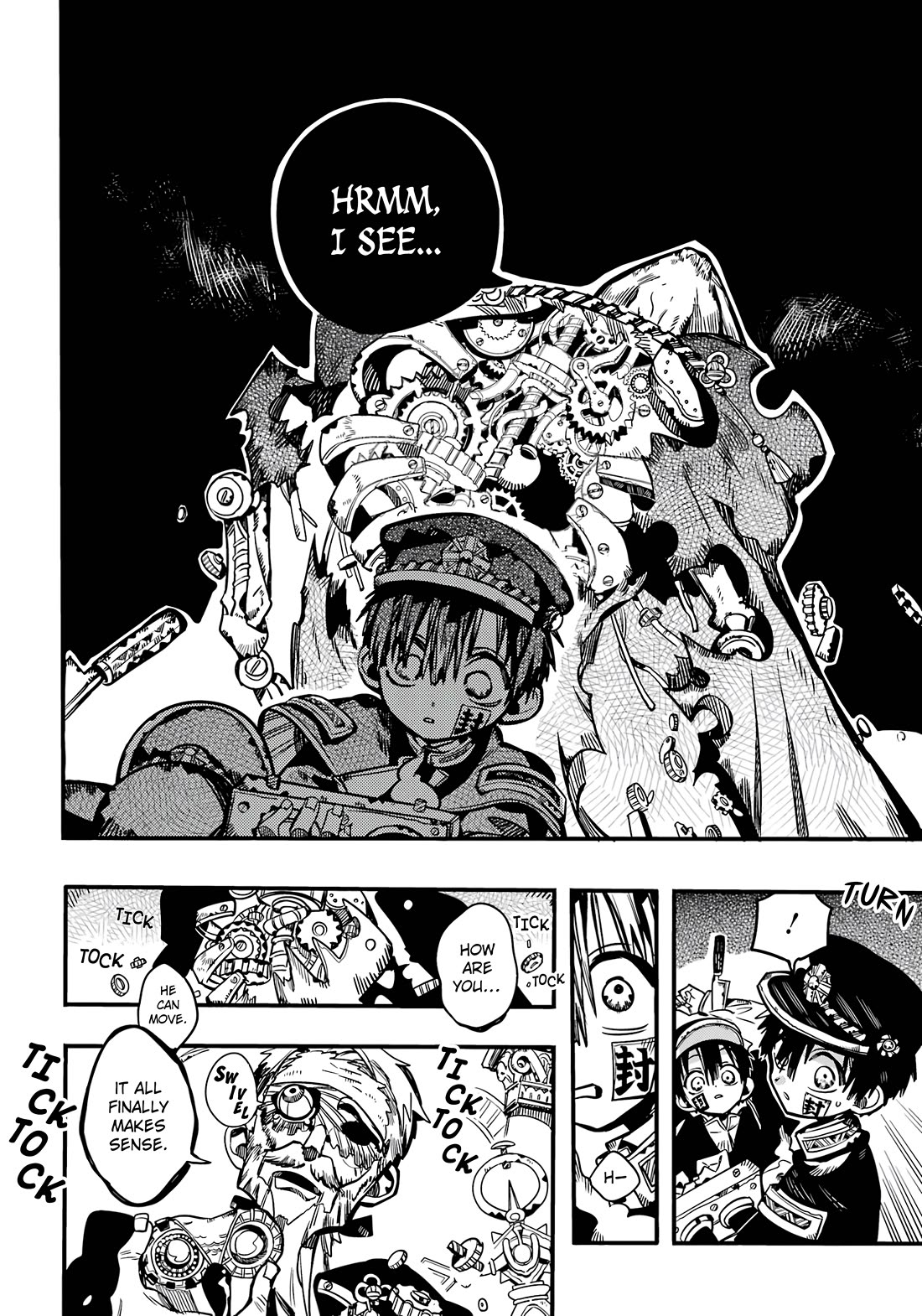 Jibaku Shounen Hanako-kun Chapter 111 page 8 - Chapter 111: The Trial of the Clock Keepers (Part 4)