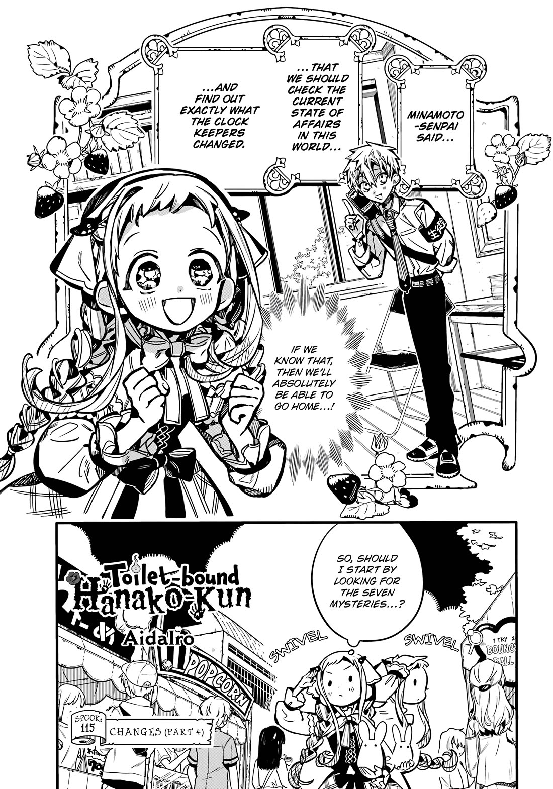 Jibaku Shounen Hanako-kun Chapter 115 page 2 - Chapter 115: Changes (Part 4)