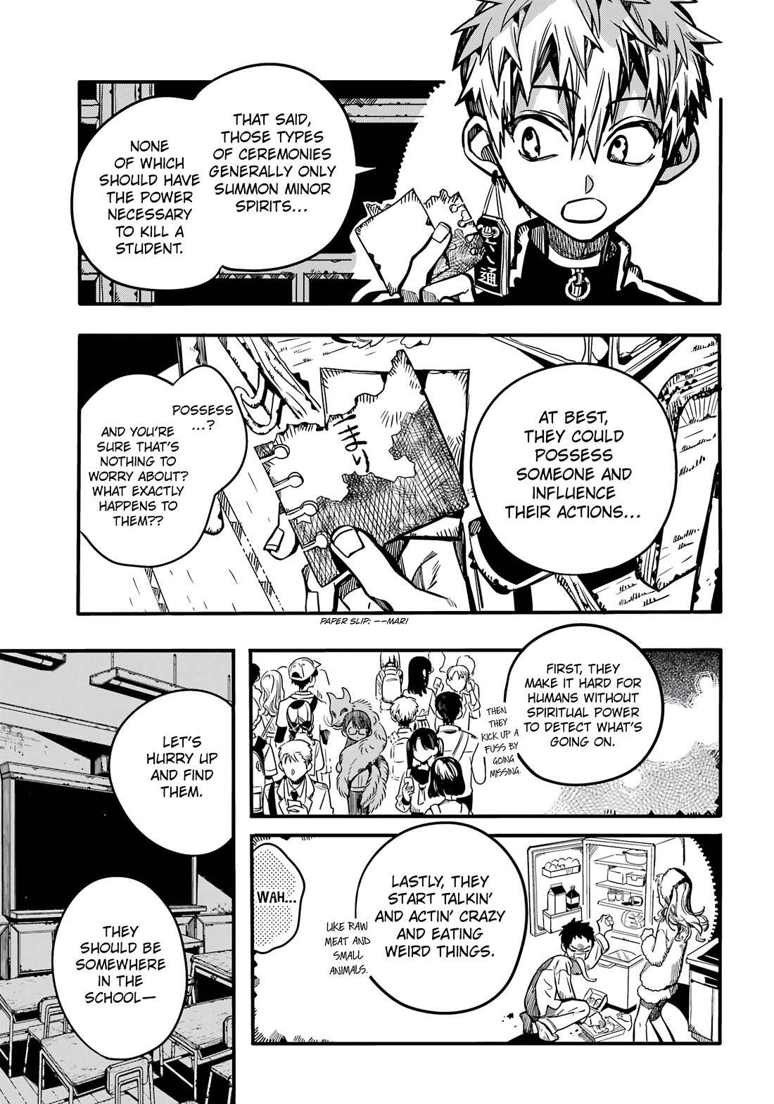 Jibaku Shounen Hanako-kun Chapter 115 page 29 - Chapter 115: Changes (Part 4)
