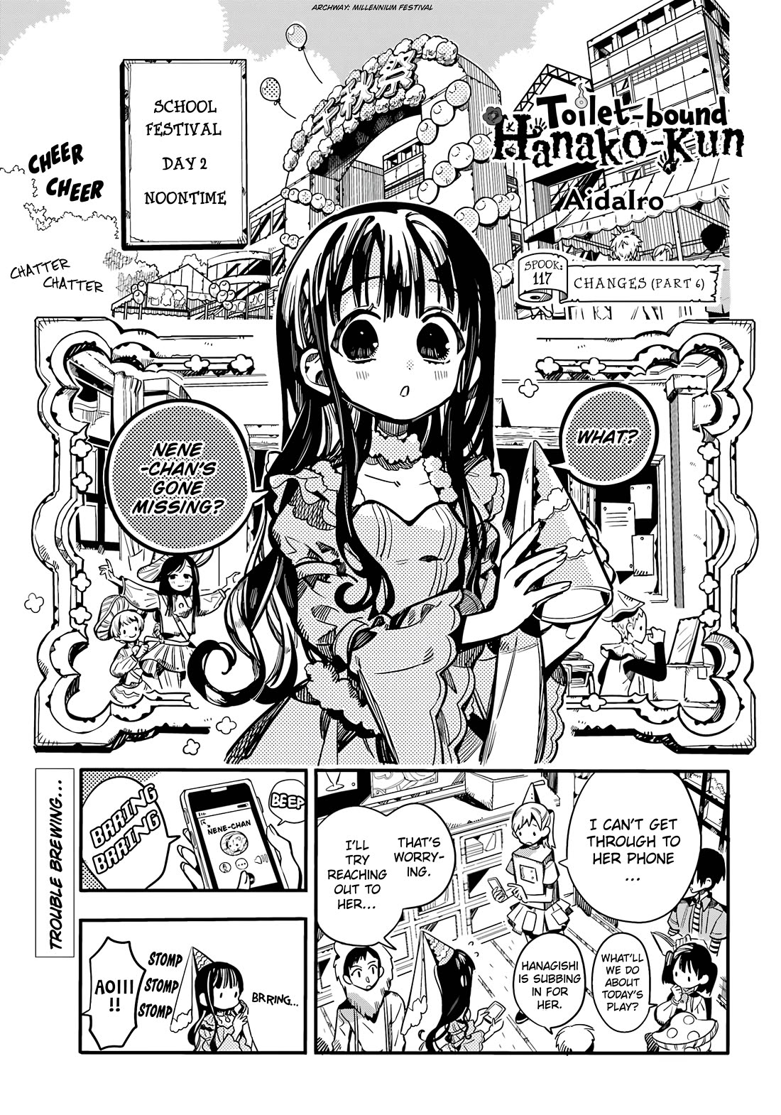 Jibaku Shounen Hanako-kun Chapter 117 page 2 - Chapter 117: Changes (Part 6)