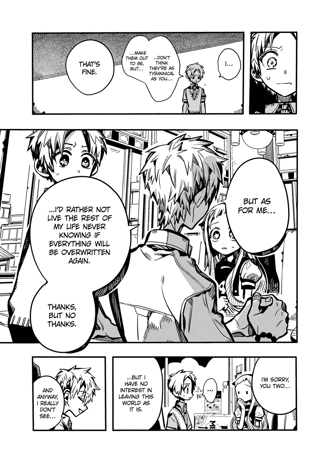 Jibaku Shounen Hanako-kun Chapter 117 page 22 - Chapter 117: Changes (Part 6)