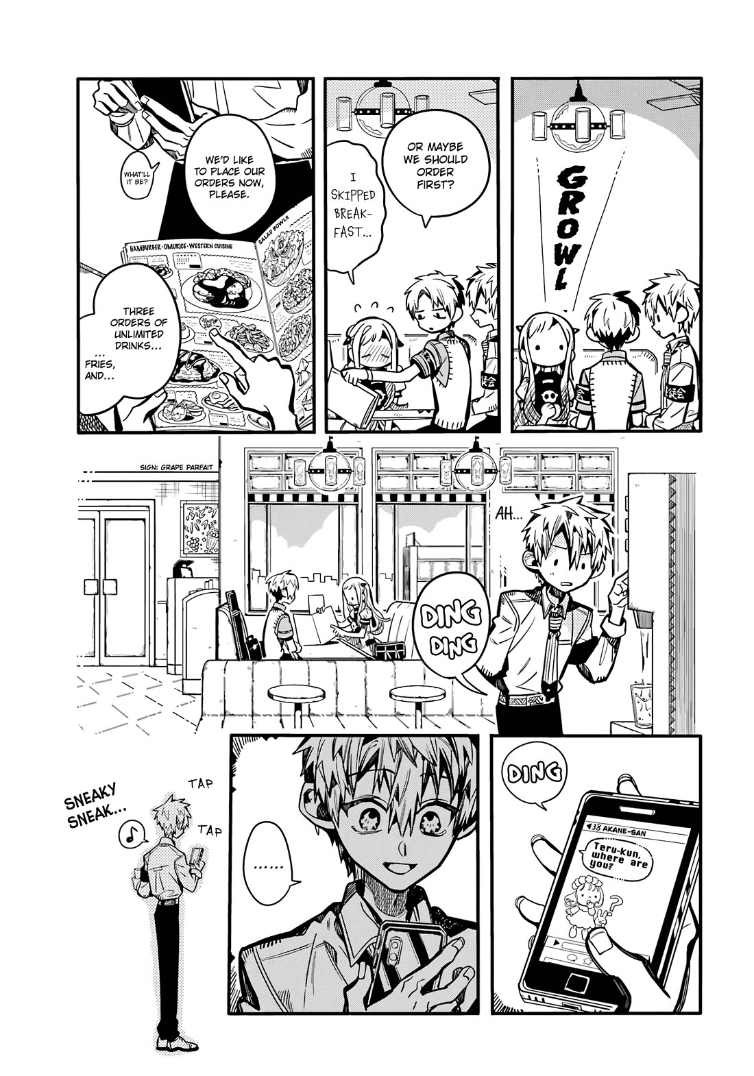 Jibaku Shounen Hanako-kun Chapter 117 page 6 - Chapter 117: Changes (Part 6)
