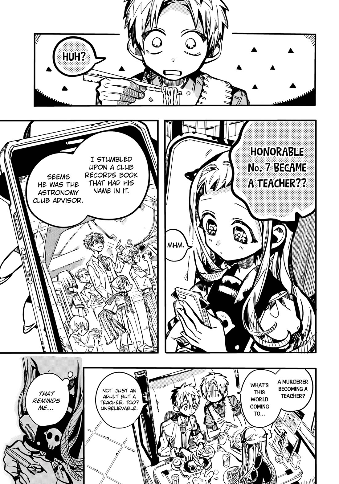 Jibaku Shounen Hanako-kun Chapter 117 page 8 - Chapter 117: Changes (Part 6)