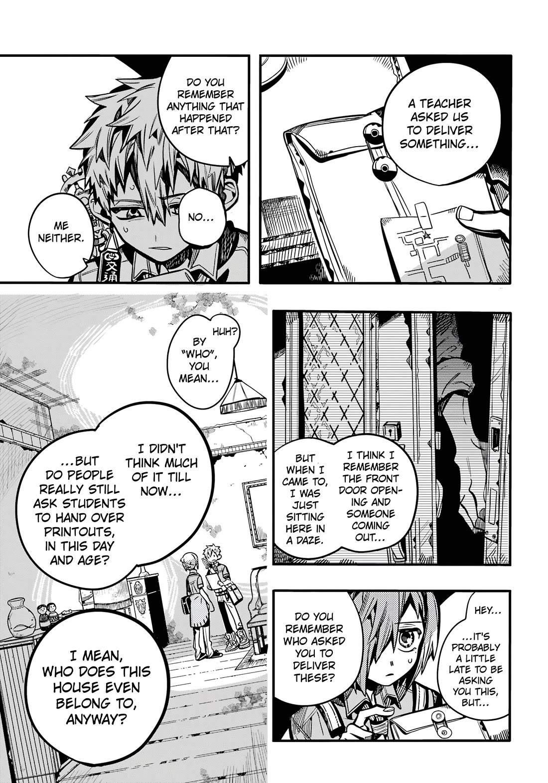 Jibaku Shounen Hanako-kun Chapter 118 page 8 - Chapter 118: Dream Talk