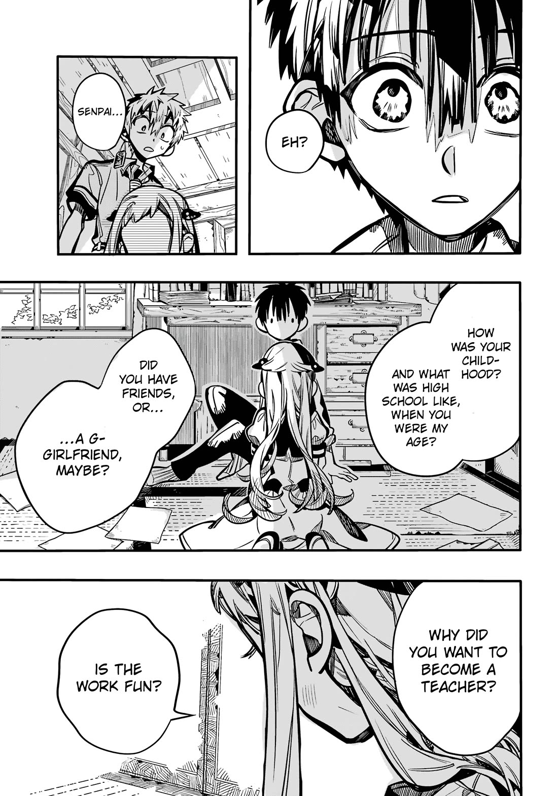 Jibaku Shounen Hanako-kun Chapter 119 page 32 - Chapter 119: Happiness