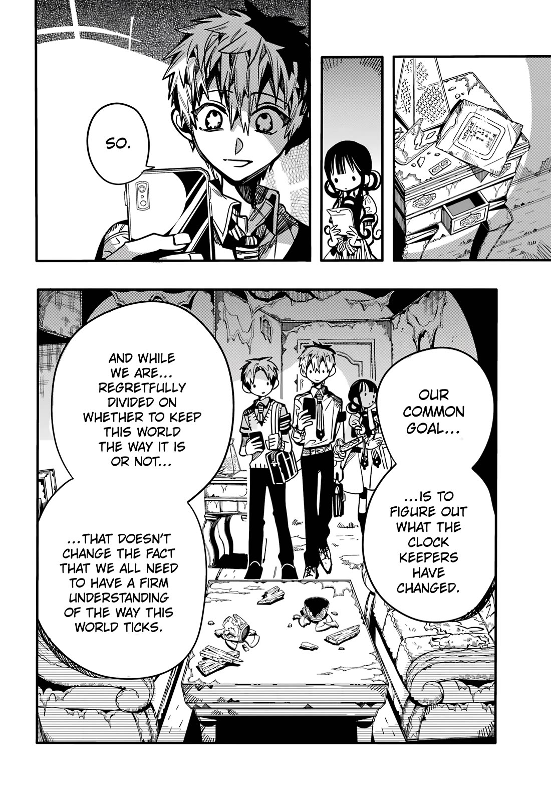 Jibaku Shounen Hanako-kun Chapter 119 page 7 - Chapter 119: Happiness