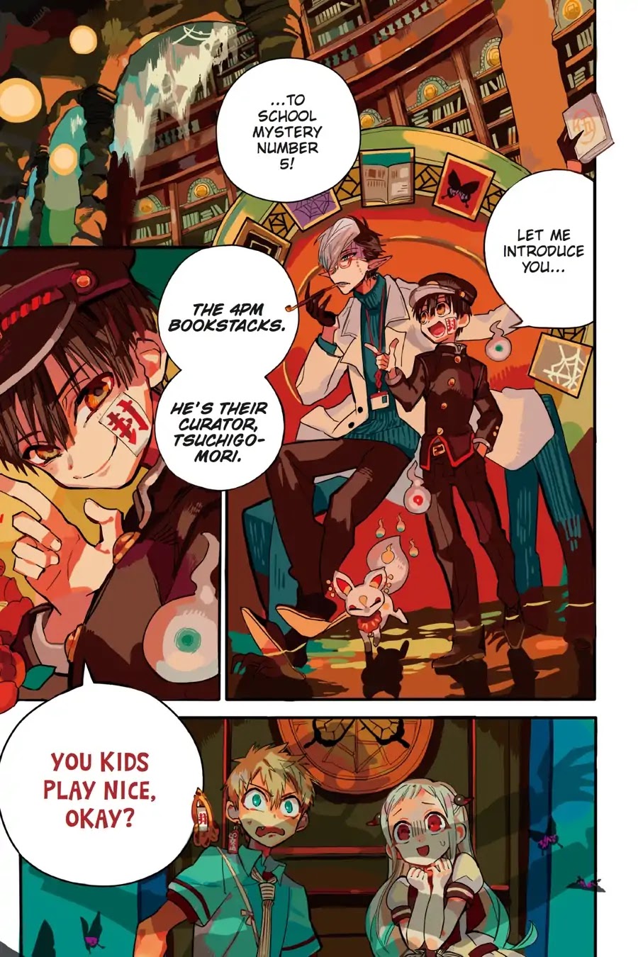 Jibaku Shounen Hanako-kun Chapter 12 page 1 - Chapter 12