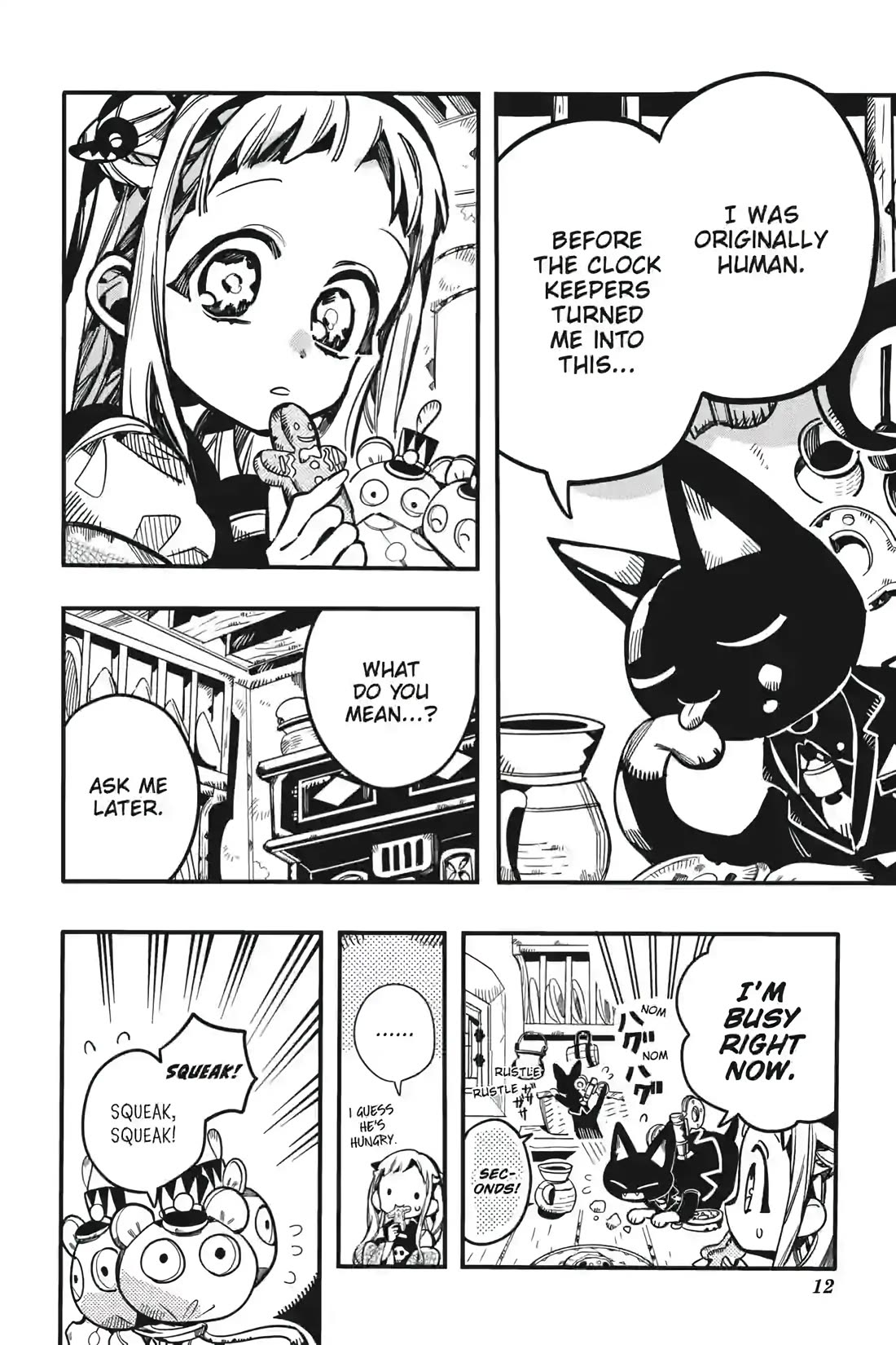 Jibaku Shounen Hanako-kun Chapter 124 page 12 - Chapter 124: A Snowy Town