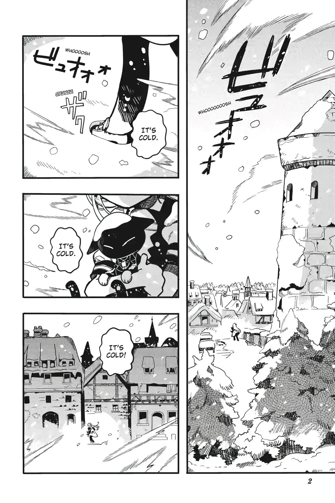 Jibaku Shounen Hanako-kun Chapter 124 page 2 - Chapter 124: A Snowy Town