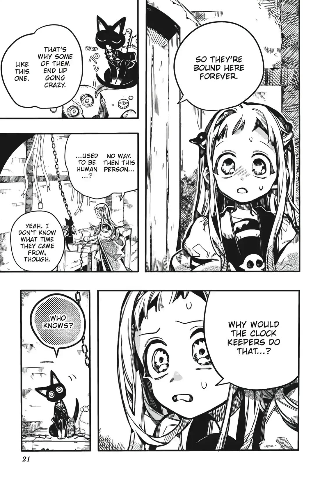 Jibaku Shounen Hanako-kun Chapter 124 page 21 - Chapter 124: A Snowy Town