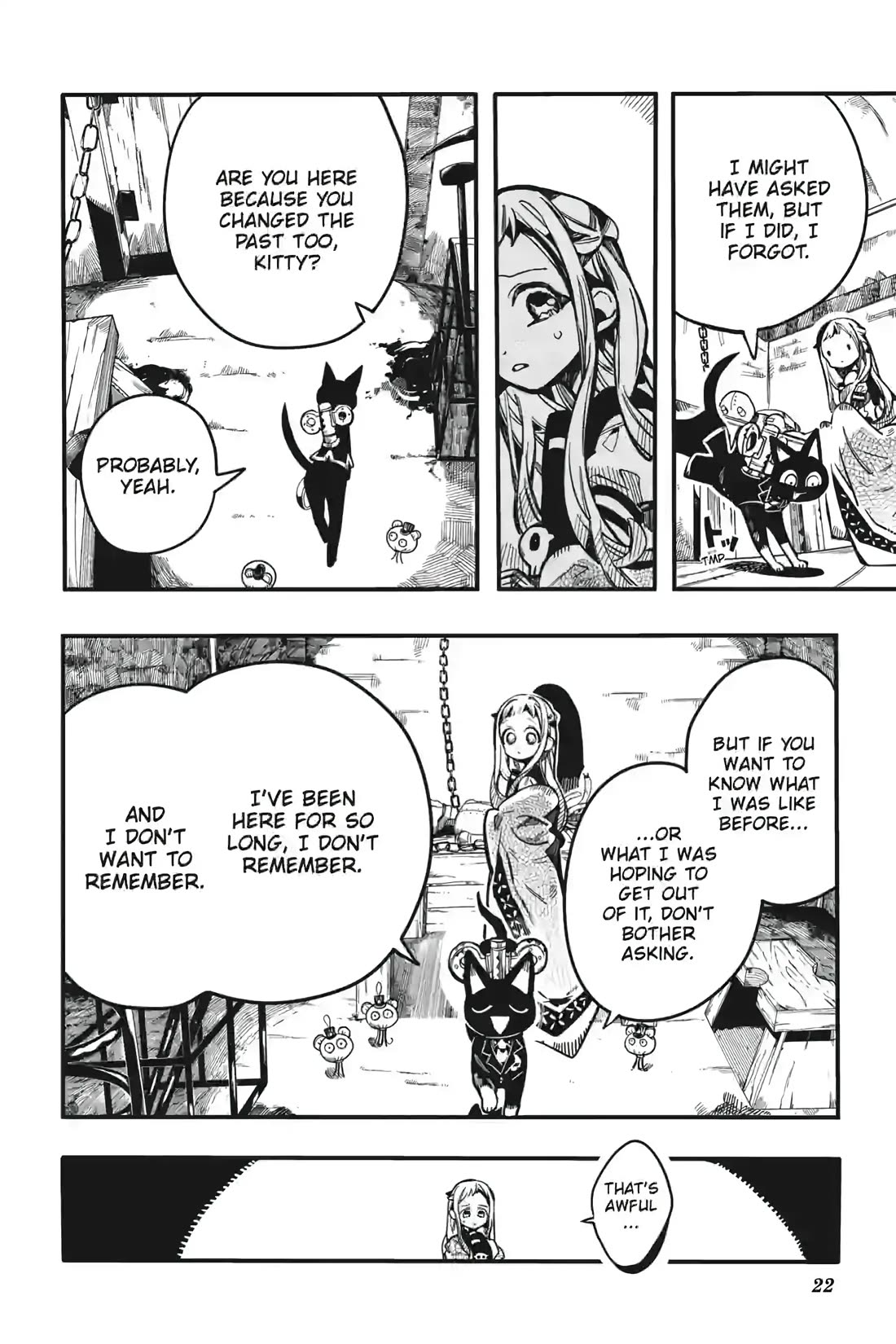 Jibaku Shounen Hanako-kun Chapter 124 page 22 - Chapter 124: A Snowy Town