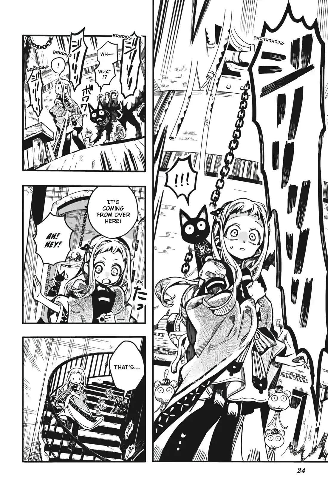 Jibaku Shounen Hanako-kun Chapter 124 page 24 - Chapter 124: A Snowy Town