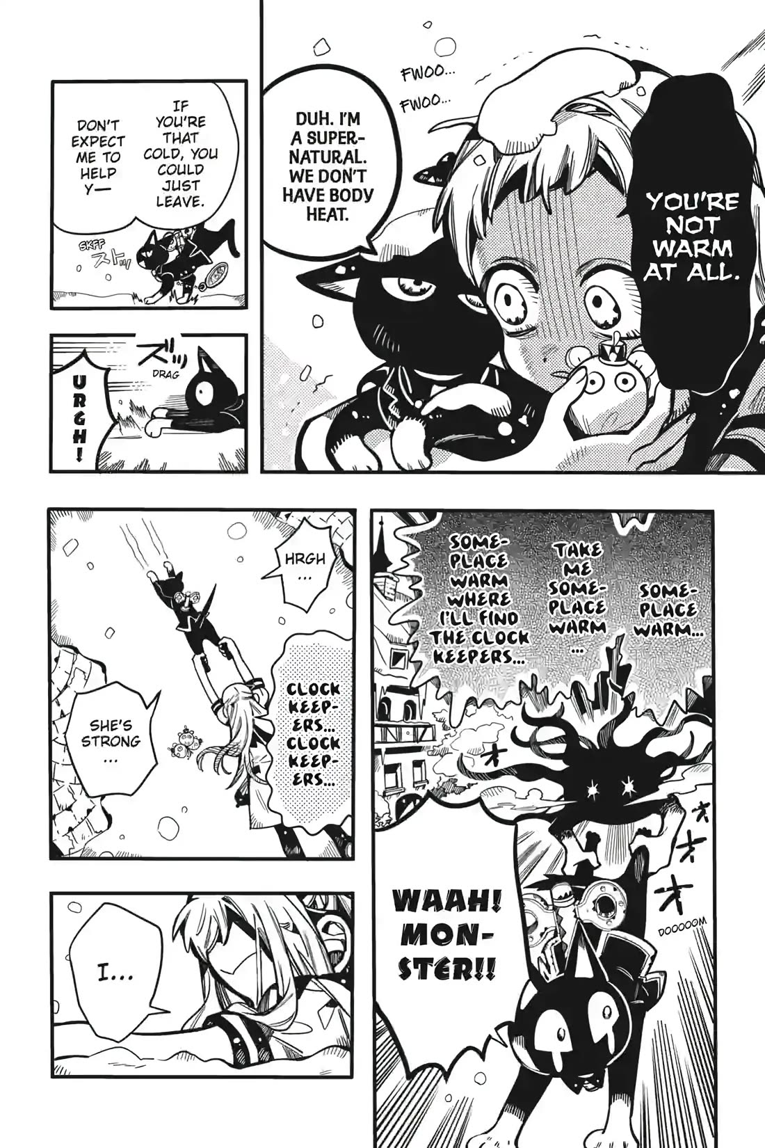 Jibaku Shounen Hanako-kun Chapter 124 page 4 - Chapter 124: A Snowy Town
