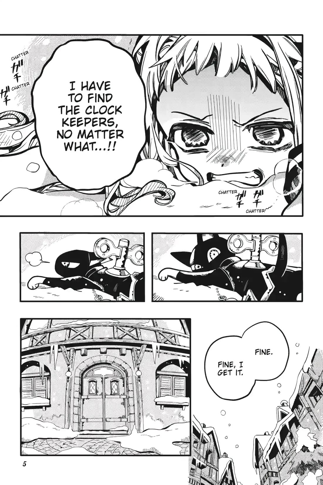 Jibaku Shounen Hanako-kun Chapter 124 page 5 - Chapter 124: A Snowy Town