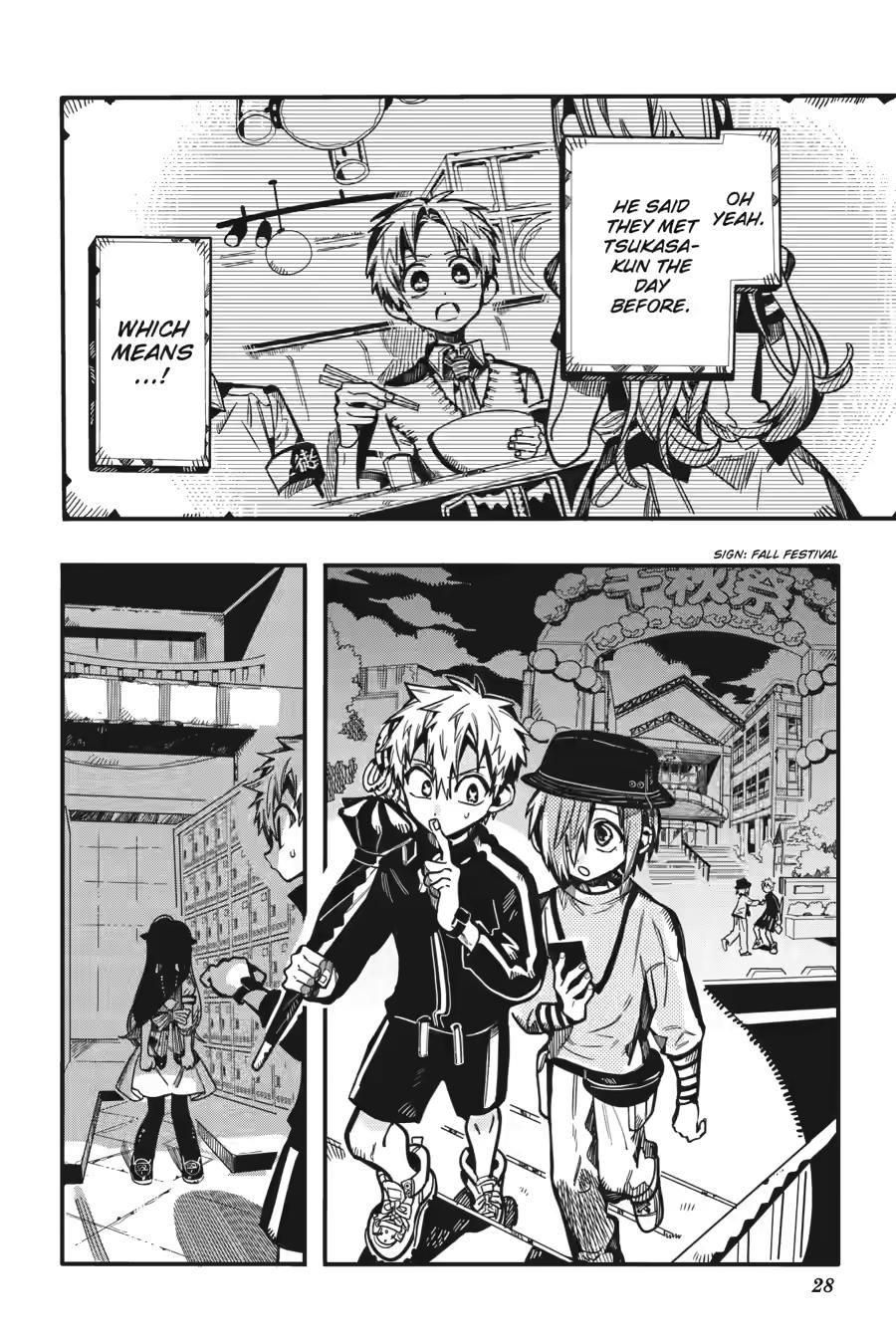 Jibaku Shounen Hanako-kun Chapter 126 page 28 - Chapter 126
