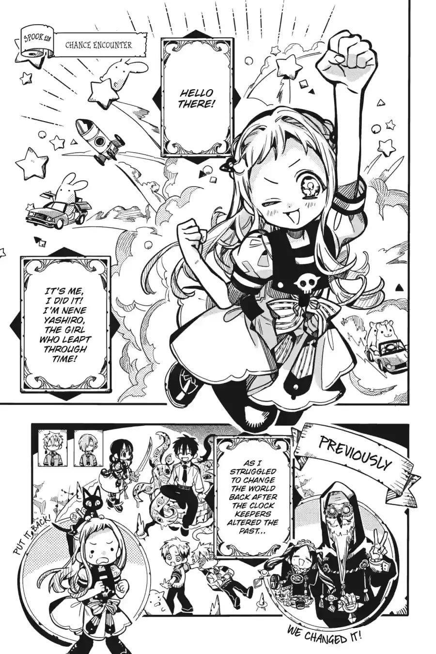 Jibaku Shounen Hanako-kun Chapter 128 page 1 - Chapter 128