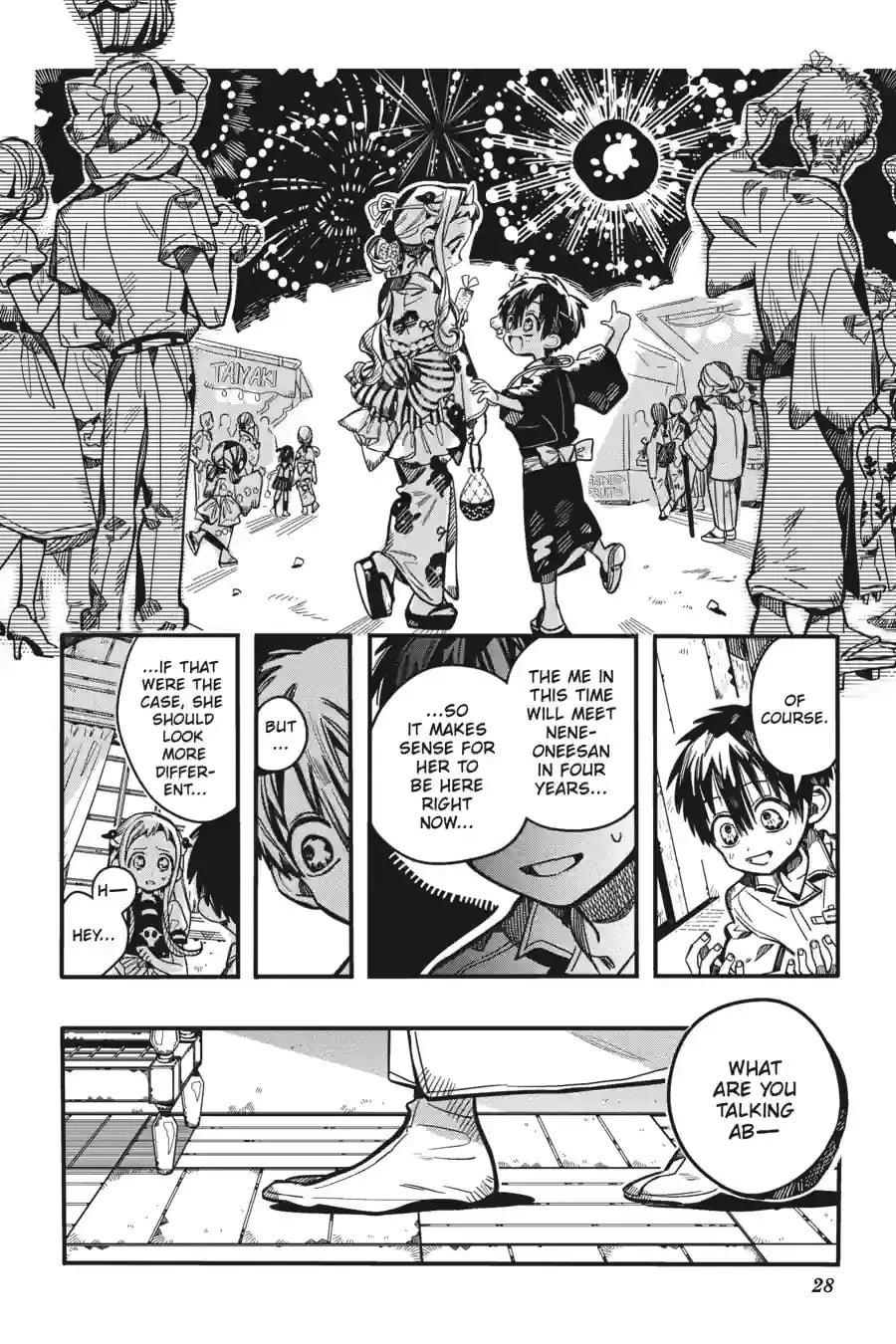 Jibaku Shounen Hanako-kun Chapter 128 page 28 - Chapter 128